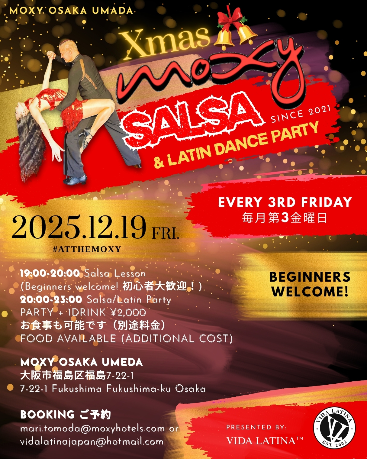 Moxy salsa, Osaka Salsa Party